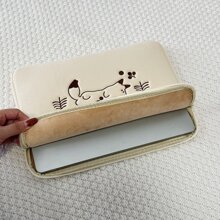 轻便电脑内袋可爱卡通刺绣笔记本保护套返校 - 彩色 - 查看 8