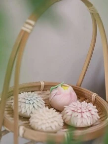 1 件手工竹制小吃架非常适合节日聚会、家庭厨房用品和特殊场合，是圣诞节、万圣节、情人节、复活节、厨房、圣诞节礼物的绝佳礼物 - 彩色 - 查看 6