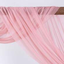 1Pc Màn Phông Nền Đám Cưới Sheer Thanh Lịch Cho Trang Trí Trong Nhà Và Ngoài Trời - nước hồng - Xem 3