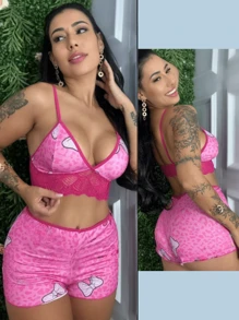Women Pajama Sets - Multicolor - View 4
