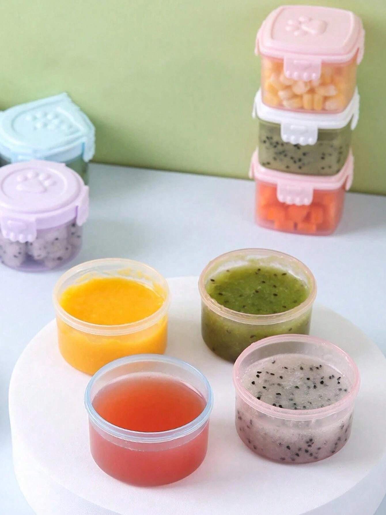 4pcs Mini Sauce Bottle, Mini Ketchup Bottle, Seasoning Squeeze Bottle