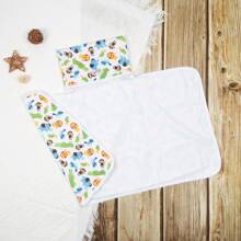 Littles & Bloomz Baby Portable Foldable Washable Compact Travel Diaper Nappy Changing Mat Waterproof Floor Change Play Mat - Multicolor - View 9