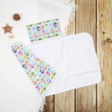 Littles & Bloomz Baby Portable Foldable Washable Compact Travel Diaper Nappy Changing Mat Waterproof Floor Change Play Mat - Multicolor - View 6