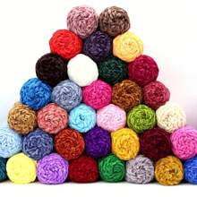 QJH 1pc/2pcs Velvet Chenille Yarn, Soft & Warm Hand Woven Yarn Thread, Perfect For DIY Crochet And Knitting Creative Projects, Ideal For Weaving Scarves, Blankets, Hats, Sweaters