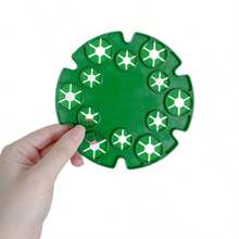 1pc Garden Plant Retainer Disc Flower Support Climbing Pergola Prop - Dark Green - View 5