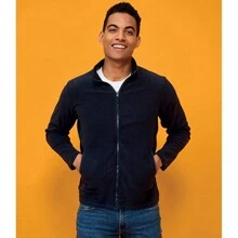 SOLS Mens Norman Fleece Jacket (N/A) - Navy Blue - View 4