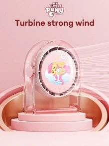 MLP-ZF01 Rainbow Dash 可爱卡通 USB 台式无叶风扇，4 档可调大功率空气循环，静音运行，电池寿命长，适合办公室/宿舍/户外使用 - 藍色 - 查看 4