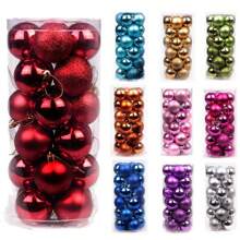 Bolas Natalinas Enfeites De Arvore 6 Bolas Natal Decoraração 4cm