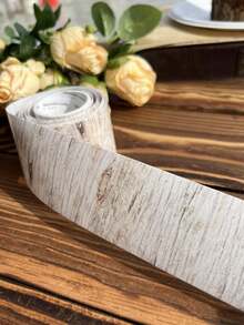 40mm X 2m Wood Grain Theme Washi Tape, Forest Tracks Series, Tree Texture Pattern, DIY Journal And Diary Decoration, Repeating Adhesive Sticker For Journaling - Multicolor - View 8