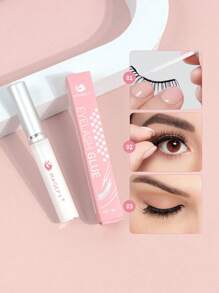 3pcs Eyelash Glue, Natural Invisible After Drying, Strong Adhesive, Suitable For Daily Use, Essential For Travel - White - View 7