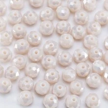 115/85/62 Chiếc 4 6 8 Mm AB Màu Sắc Mặt Kính Pha Lê Miếng Đệm Rời Hạt Để Làm Đồ Trang Sức DIY Bộ Kim Chỉ Vòng Tay Vòng Cổ Đồ Thủ Công Handmade - Sứ hạt dẹt AB - Xem 7