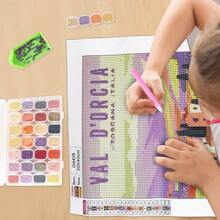 HOMECHI 4 PCS Diamond Art Kits for Adults - DIY 5D Diamond Painting Kit for Home Wall Decor Gifts,40*30cm - Multicolor - Ver 10