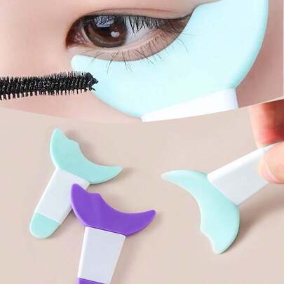 1件装多功能眼部化妆辅助工具，睫毛膏和眼线硅胶保护套，眼部化妆美容工具，面霜刮刀，化妆品，便宜，房间装饰，梳妆台，旅行，卧室，化妆配件，便宜，圣诞礼物，化妆品，化妆工具，便宜货，礼物，女士礼物，圣诞礼物