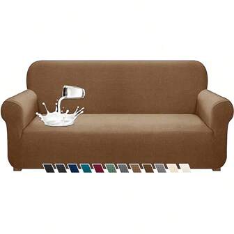 1pc Sofa Slipcover Waterproof Sofa Cover Elastic Sofa Protection Cover Anti Cat Scratch Couch Cover For Living Room Home Decor