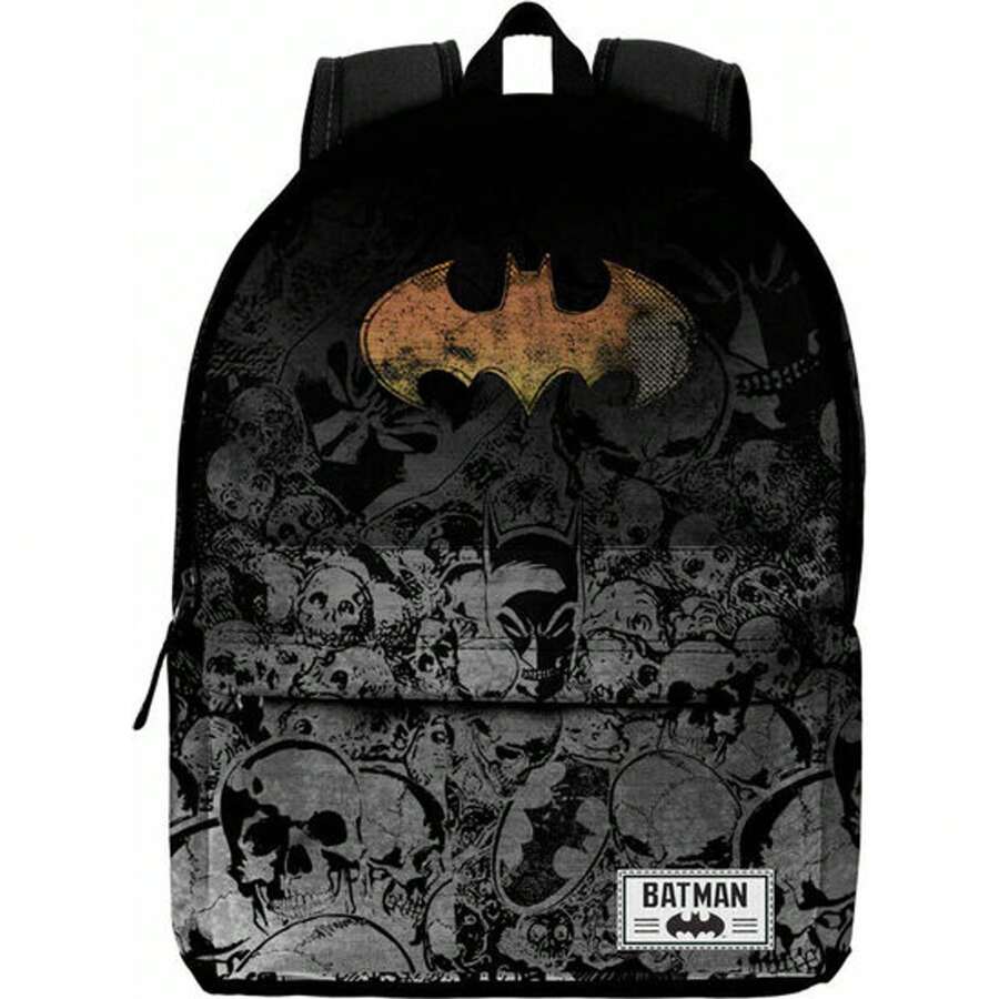 DC Comics Skulls Batman  Adaptable Backpack 45Cm - Officially Licensed Backpack - Unique And Modern Design - Comfortable And Versatile Fit - Ideal For Daily Use - Multicolor - View 1