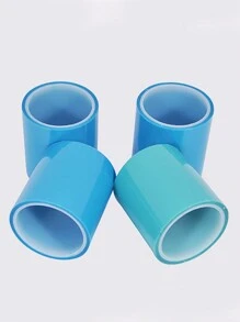 1 Roll/2 Rolls 50*500mm High Temperature Resistant Semi-Transparent Seamless Tape, Suitable For DIY Hollow Metal Frame Making, UV Epoxy Resin Mold Making, Jewelry Making, Etc. - Multicolor - View 11