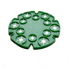 1pc Garden Plant Retainer Disc Flower Support Climbing Pergola Prop - Dark Green - View 6