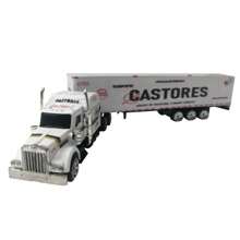Caliente / Trailer Kenworth Escala 1/87 Castores - Blanco - Ver 4