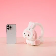 Miniso Sanrio角色肉桂狗軟毛絨熱身耳罩，冬季戶外保暖耳罩，禮物 - 白色 - 查看 10