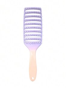 1 chiếc lược chải tóc vân sóng lớn có khe thông gió, lược rỗng ombre, lược massage cán cầm cho nữ, lược làm phồng tóc thẳng nhanh khô, dụng cụ tạo kiểu chống tĩnh điện hình cung, phù hợp cho tóc khô & ướt, chăm sóc tóc - Nhiều màu - Xem 8