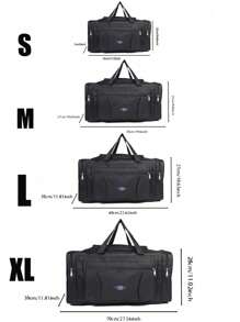 Unisex Travel Tote Bag, Men's Large Capacity Weekend Travel Duffel, Fitness Sports Gym Bag, Overnight Bag, Back To School Travel Bag, Camping Cruise Essentials Bag, Hiking Backpack, Back To School Summer Bag, School Supplies Bag, Study Supplies - Grey - View 7