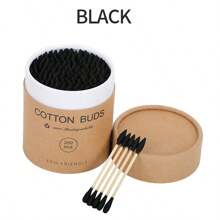 100支/500支双头一次性棉签，适用于婴儿、卸妆、伤口清洁、耳垢清除。 - 彩色 - 查看 14