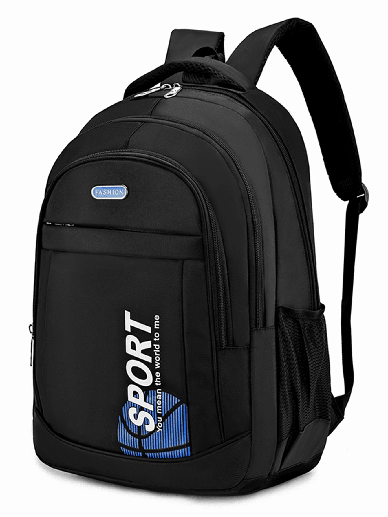 Men's/Women's Backpack For Business/Travel/High School/Middle School Students, Large Capacity Computer Backpack, Casual Travel Bag Back To School School Bag For Books - Black - View 1