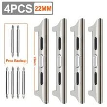 4pcs/Set Watchband Connector 14-16-18-20-22mm Width Compatible With Apple Watch Ultra 2 49mm 45mm 44mm 42mm 41mm 40mm 38mm Adapter Compatible With Apple Watch Ultra Series 9 SE 8 7 6 5 4 3 2 1 Straps As A Gift For Students Returning To School - Multicolor - View 13