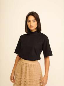 Women T-Shirts - 黑色 - 查看 1