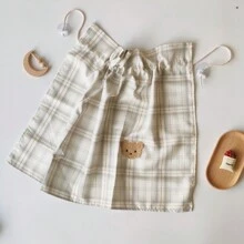 1pc Baby Car Window Curtain Sunshade, Suction Cup Type Shade Cover For Infant's Seat - Multicolor - View 4