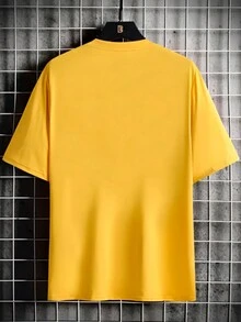 Men T-Shirts - Yellow - View 2