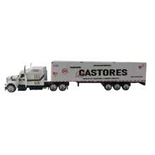 Caliente / Trailer Kenworth Escala 1/87 Castores - Blanco - Ver 2