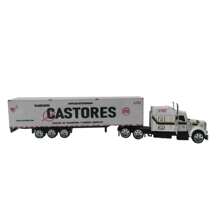 Caliente / Trailer Kenworth Escala 1/87 Castores - Blanco - Ver 3