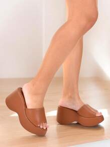 ZATURE STORES Women Wedges & Flatform - 駝色 - 查看 5