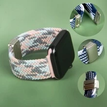 1pc 18mm20mm22mm Braided Magnetic Loop Compatible With Sam Galaxy Watch 7/6/5/4 40mm44m/HW Watch/Garmin Watch/Amazfit Watch,Magnetic Braided Loop Compatible With Apple Watch Band Series11 44mm 45mm 42mm 40mm 41mm 46mm Bracelet Compatible With Apple Watch Bands Series Ultra 2 10 9 SE 8 7 6 5 4 3 2 1 Strap,For Fitbit Versa3/4 Band,For Fitbit Charge6/5 Band