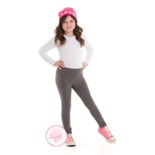 Unisex Second Skin Thermal Pants For Girls And Boys, Children And Youth, Size 1 To 16 - 灰色 - 查看 3