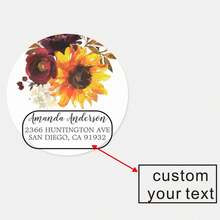 96 Chiếc Cá Tính Vòng Vòng Tròn Nhãn Dán Tùy Chỉnh Tên Ngày Cảm Ơn Bạn Dán Cô Dâu Tắm Dự Tiệc - 373 - Xem 1