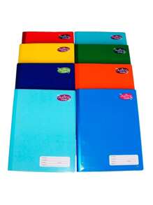 Libreta Cosida Cuaderno Cosido 100 Hojas Profesional 7 Pzas - 5 Rayas - Ver 2