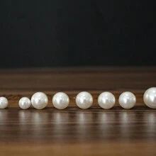 18入組不同尺寸的新娘珍珠髮夾，U型髮夾套裝，婚禮髮飾 - 白色 - 查看 4