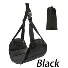 Footrest Office Feet Rest,Airplane Foot Rest Hanging Foot Hammock Simple Airplane Footrest,Portable Adjustable Strap(With Storage Bag), Foot Rest, Airplane Travel Footrest, Flight Leg Hammock Hanger Sling, Portable Travel Accessories Adjustable Height For Plane, Train, Office Bag For School School Accessories School Stuff