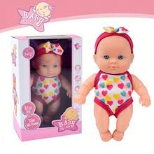 Nuevo producto Muñeca de bebé de simulación para tranquilizar con juguete de caucho suave para niños como regalo - Picardias - Ver 9
