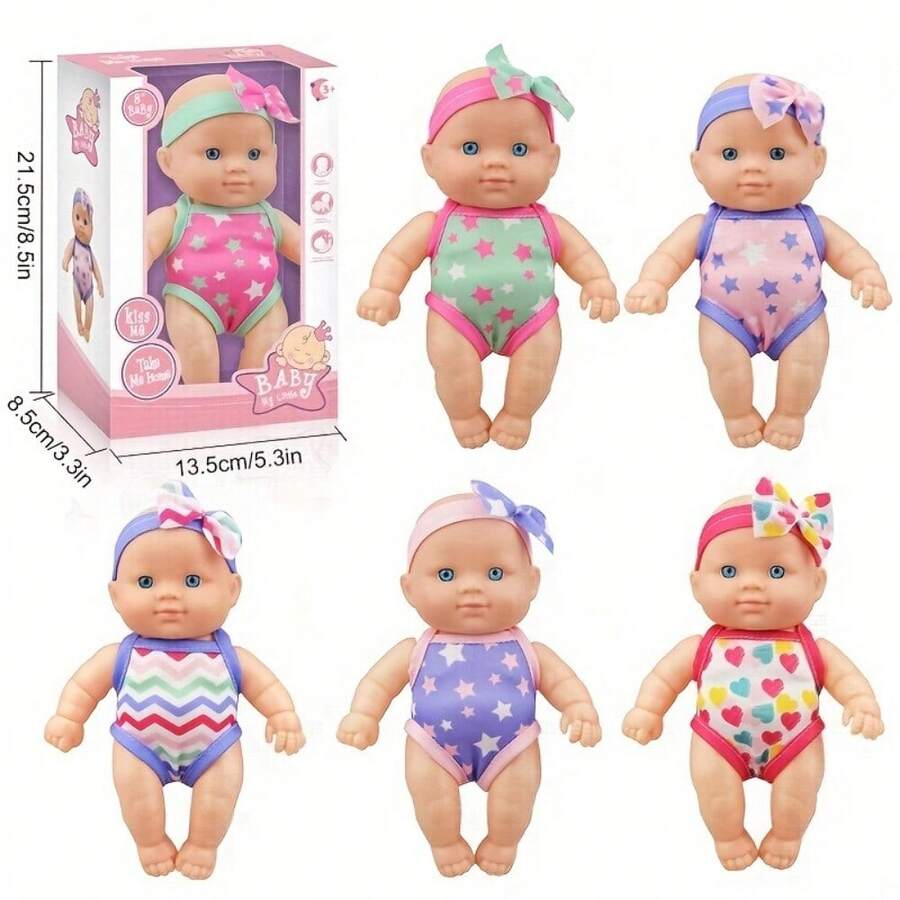 Nuevo producto Muñeca de bebé de simulación para tranquilizar con juguete de caucho suave para niños como regalo