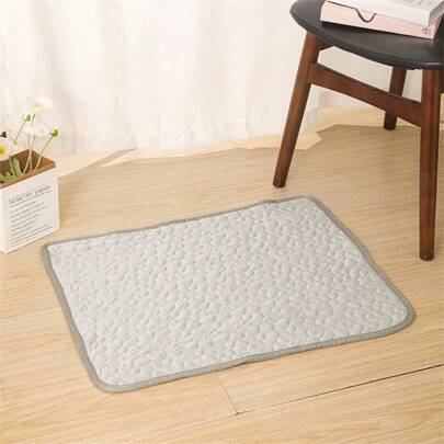 Pet Cooling Pad Bed Mat, Summer Dog Bed Cool Mat For Sleeping, Bone & Floral Pattern, Maximum Weight 41kg
