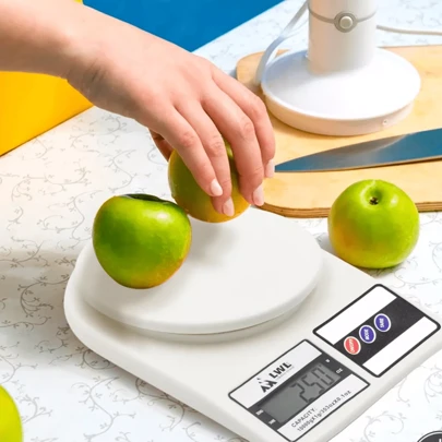 Balanza Digital Gramera Peso Gramera De Cocina Pesa De 1 Gramo A 10 Kilos Bateria LEODY