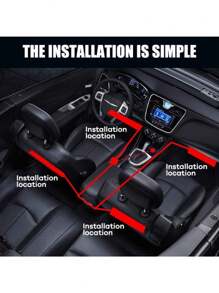 1 Bộ 72 Đèn LED Xe Hơi Ô Tô Không Khí Đèn Đèn Neon DIY RGB Nhiều Màu Sắc 48 Đèn LED Từ Xa Ứng Dụng Xe Ô Tô Điều Khiển Dải đèn Bộ - Nhiều màu - Xem 8