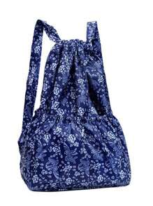 Mochila de nailon con cordón con gran capacidad y diseño simple, adecuada para viajes, fitness y deportes