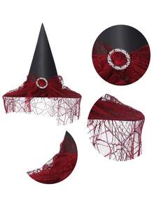 萬聖節斗篷套裝黑色死神斗篷服裝鐮刀角色扮演派對裝扮道具 - 彩色 - 查看 10