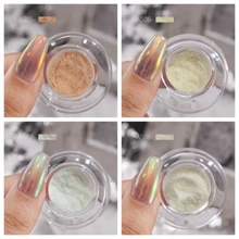 1 Piece Of Aurora Powder Moonlight Powder Mirror Flour Magic Mirror Powder Neon Powder Easy To Color Nail Decoration - Multicolor - View 2