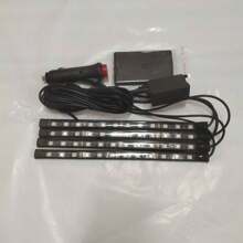 1 Bộ 72 Đèn LED Xe Hơi Ô Tô Không Khí Đèn Đèn Neon DIY RGB Nhiều Màu Sắc 48 Đèn LED Từ Xa Ứng Dụng Xe Ô Tô Điều Khiển Dải đèn Bộ - Nhiều màu - Xem 14