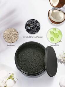 30克活性炭牙齒美白粉-天然椰子炭，有效去除牙齒污漬和牙膏替代品-牙齦或琺瑯安全 - 黑色 - 查看 5